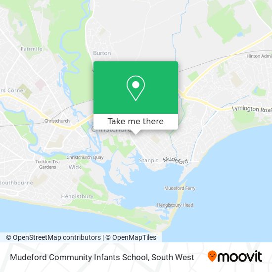 Mudeford Community Infants School map