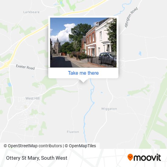 Ottery St Mary map