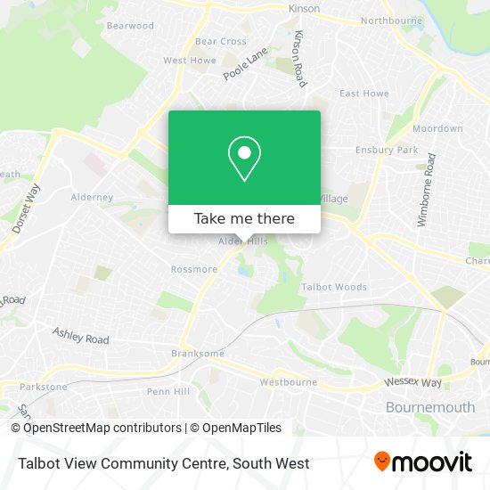 Talbot View Community Centre map