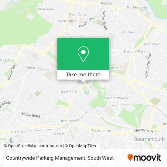 Countrywide Parking Management map
