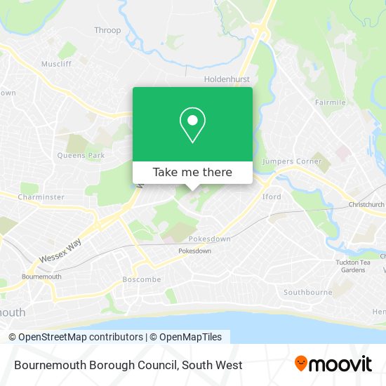 Bournemouth Borough Council map
