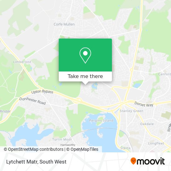 Lytchett Matr map