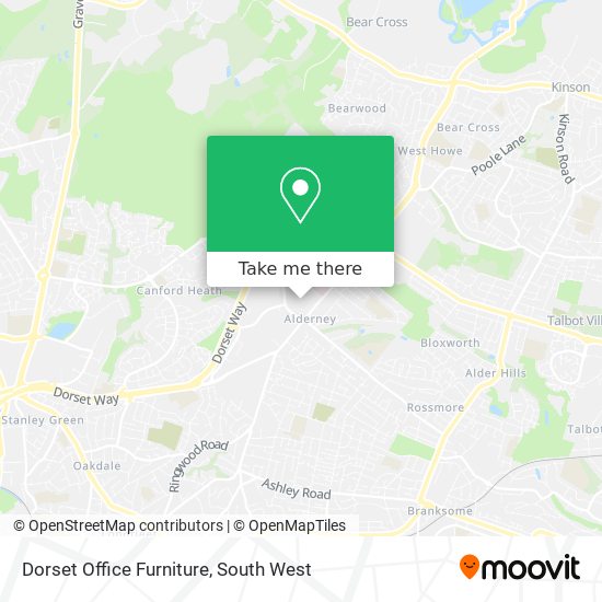 Dorset Office Furniture map