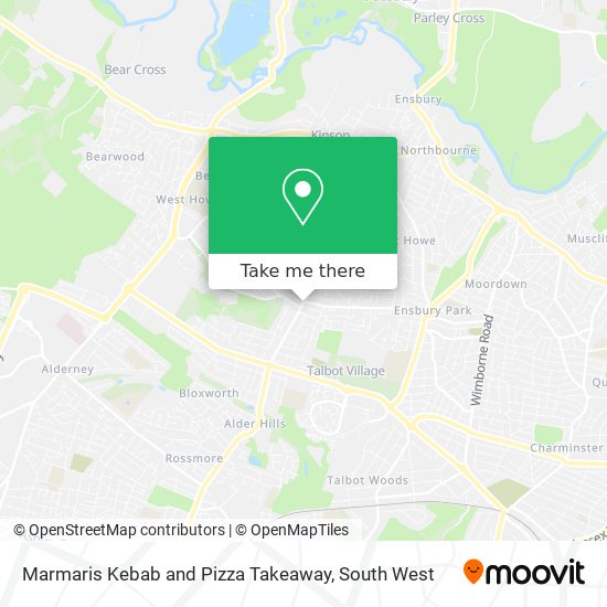 Marmaris Kebab and Pizza Takeaway map