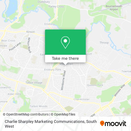 Charlie Sharpley Marketing Communications map