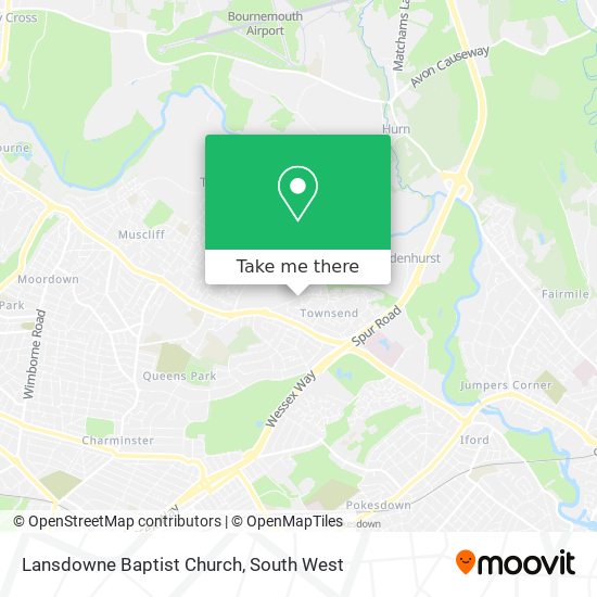 Lansdowne Baptist Church map