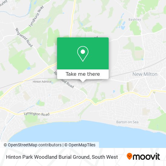 Hinton Park Woodland Burial Ground map