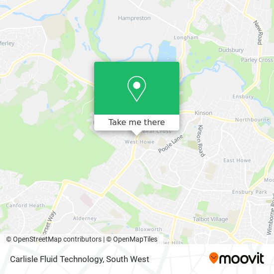 Carlisle Fluid Technology map