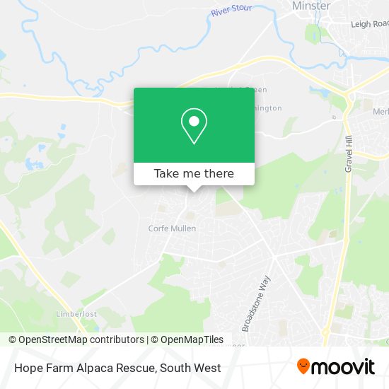 Hope Farm Alpaca Rescue map
