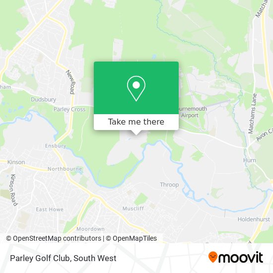 Parley Golf Club map