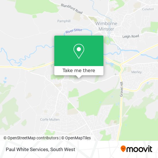 Paul White Services map