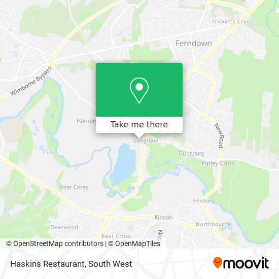 Haskins Restaurant map