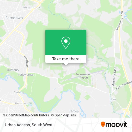 Urban Access map