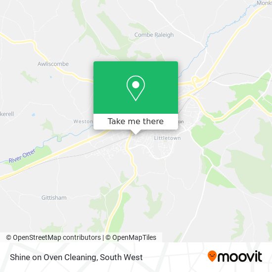 Shine on Oven Cleaning map