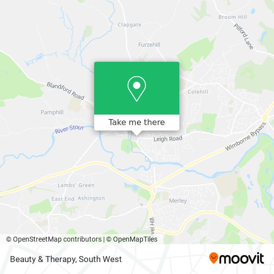 Beauty & Therapy map