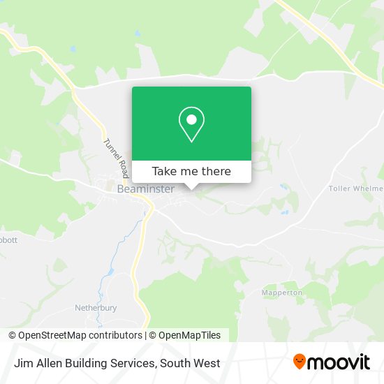 Jim Allen Building Services map