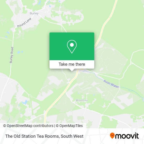 The Old Station Tea Rooms map