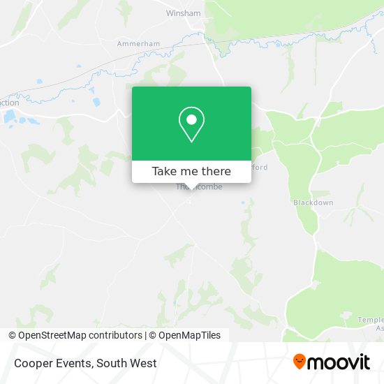 Cooper Events map