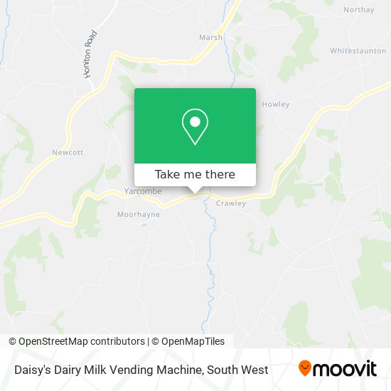 Daisy's Dairy Milk Vending Machine map