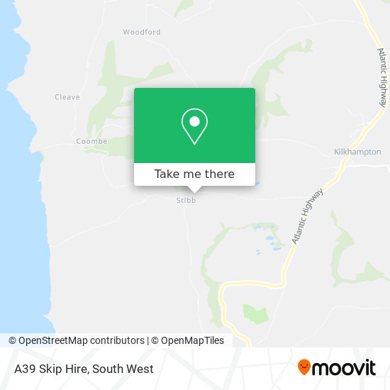 A39 Skip Hire map