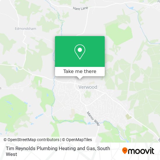 Tim Reynolds Plumbing Heating and Gas map