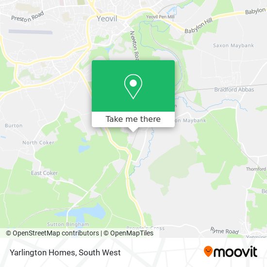 Yarlington Homes map