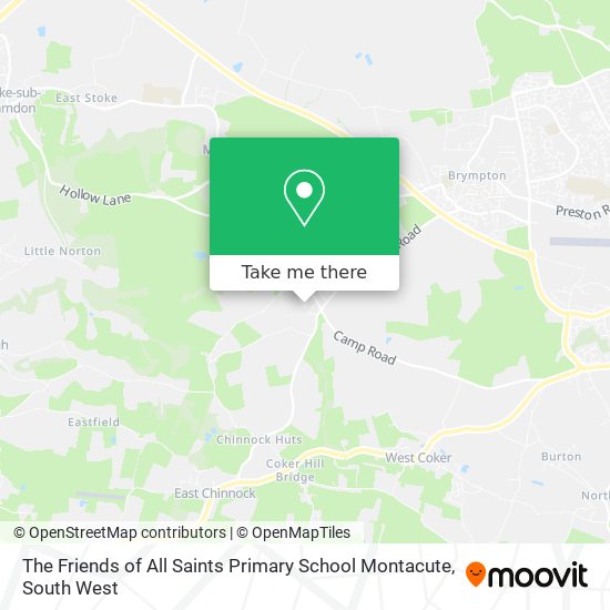 The Friends of All Saints Primary School Montacute map