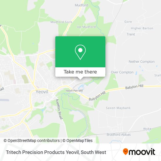 Tritech Precision Products Yeovil map