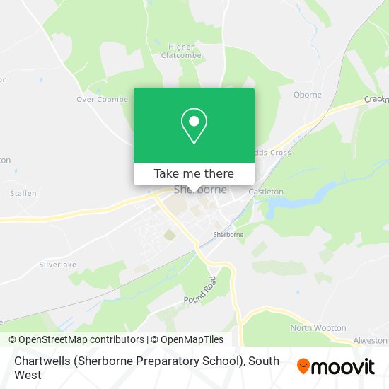 Chartwells (Sherborne Preparatory School) map