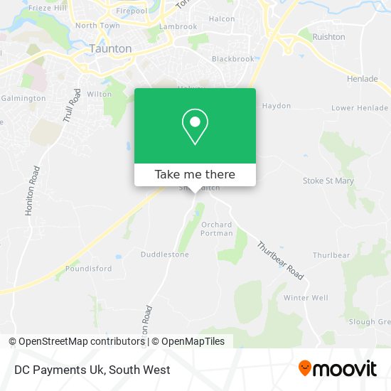 DC Payments Uk map