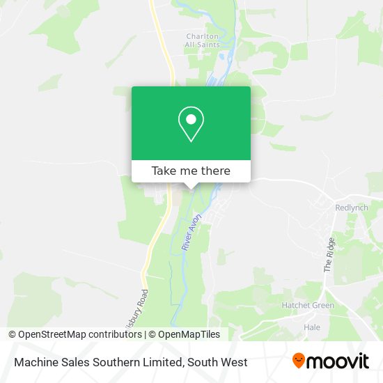 Machine Sales Southern Limited map
