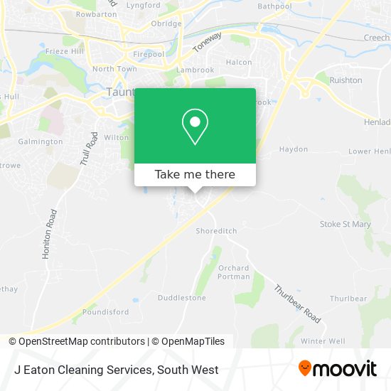 J Eaton Cleaning Services map