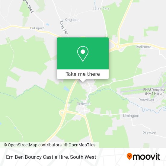 Em Ben Bouncy Castle Hire map