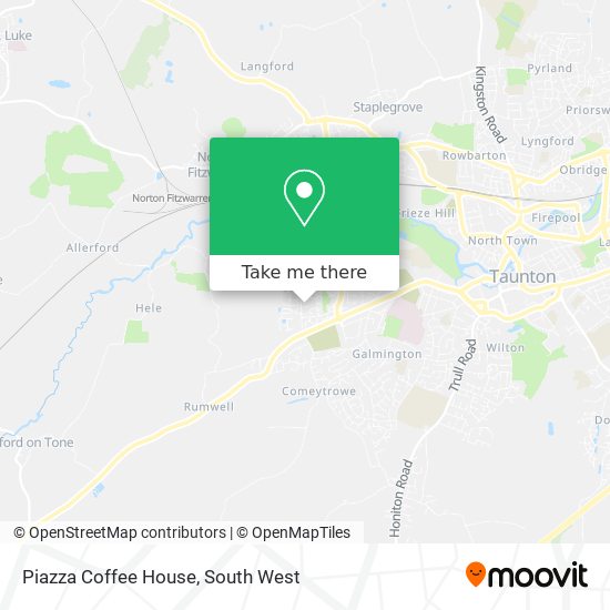 Piazza Coffee House map