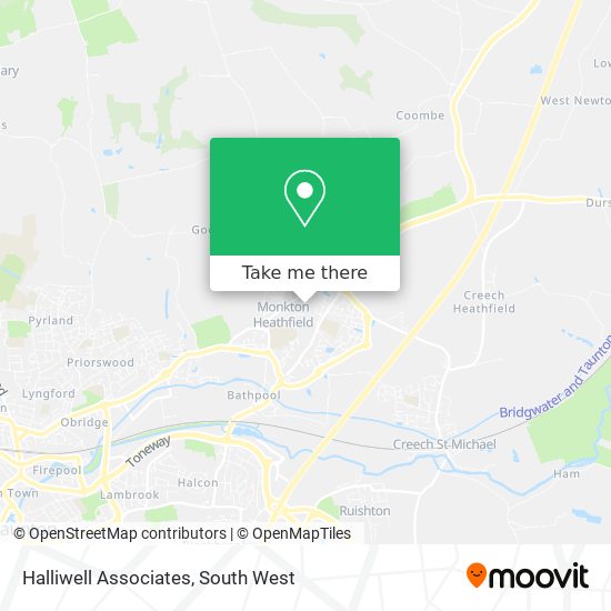 Halliwell Associates map