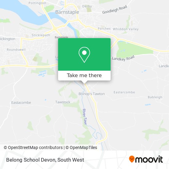 Belong School Devon map