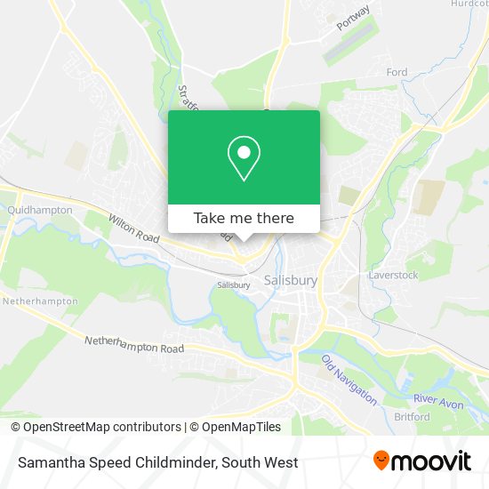Samantha Speed Childminder map