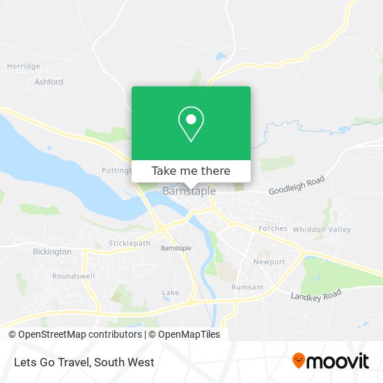 Lets Go Travel map