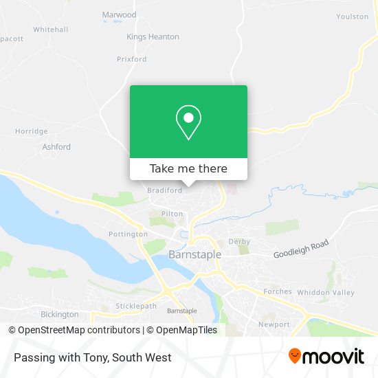 Passing with Tony map