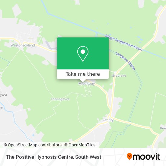 The Positive Hypnosis Centre map