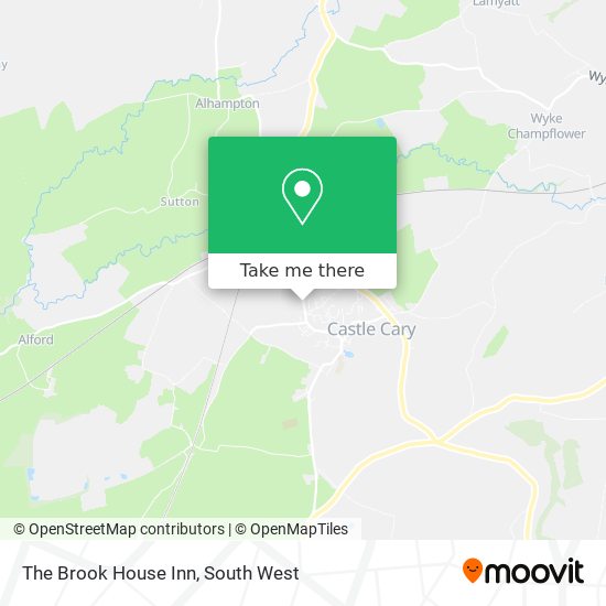 The Brook House Inn map