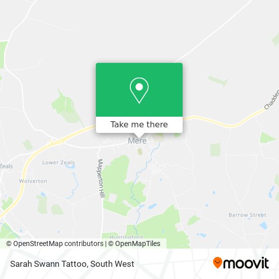 Sarah Swann Tattoo map