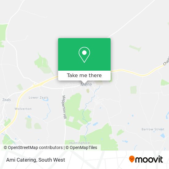Ami Catering map