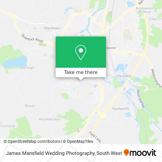 James Mansfield Wedding Photography map