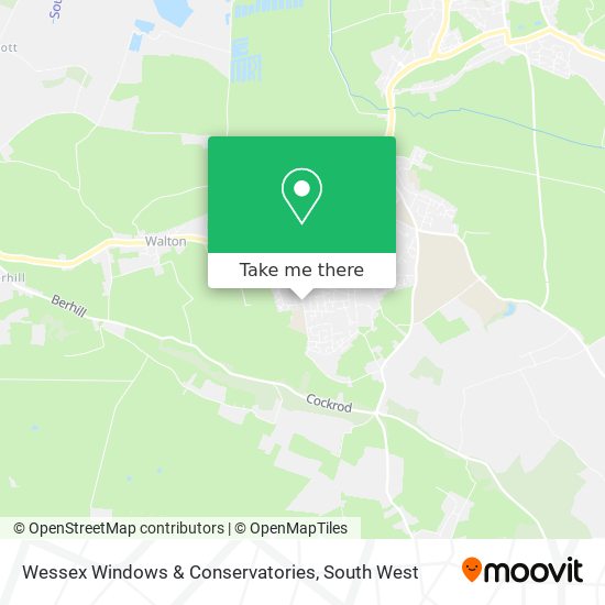 Wessex Windows & Conservatories map