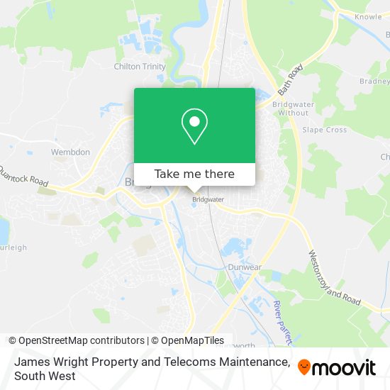 James Wright Property and Telecoms Maintenance map