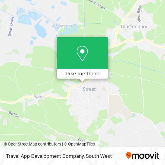 Travel App Development Company map