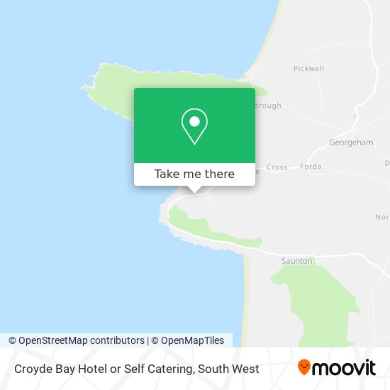 Croyde Bay Hotel or Self Catering map