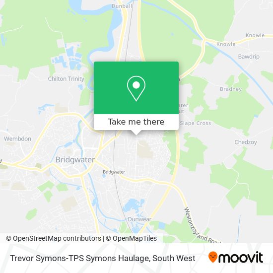 Trevor Symons-TPS Symons Haulage map