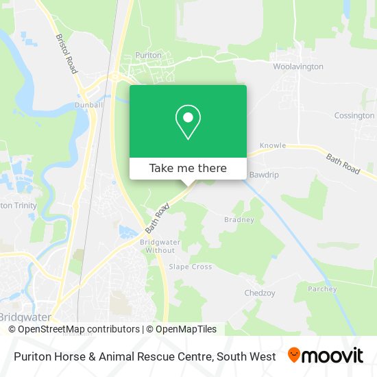 Puriton Horse & Animal Rescue Centre map